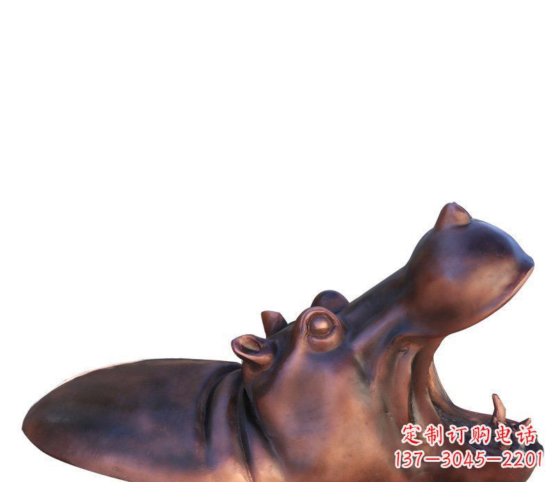 贵州产品名称铜质河马雕塑