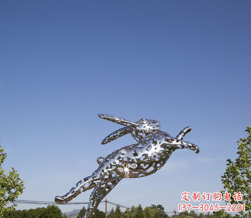 贵州不锈钢兔子雕塑