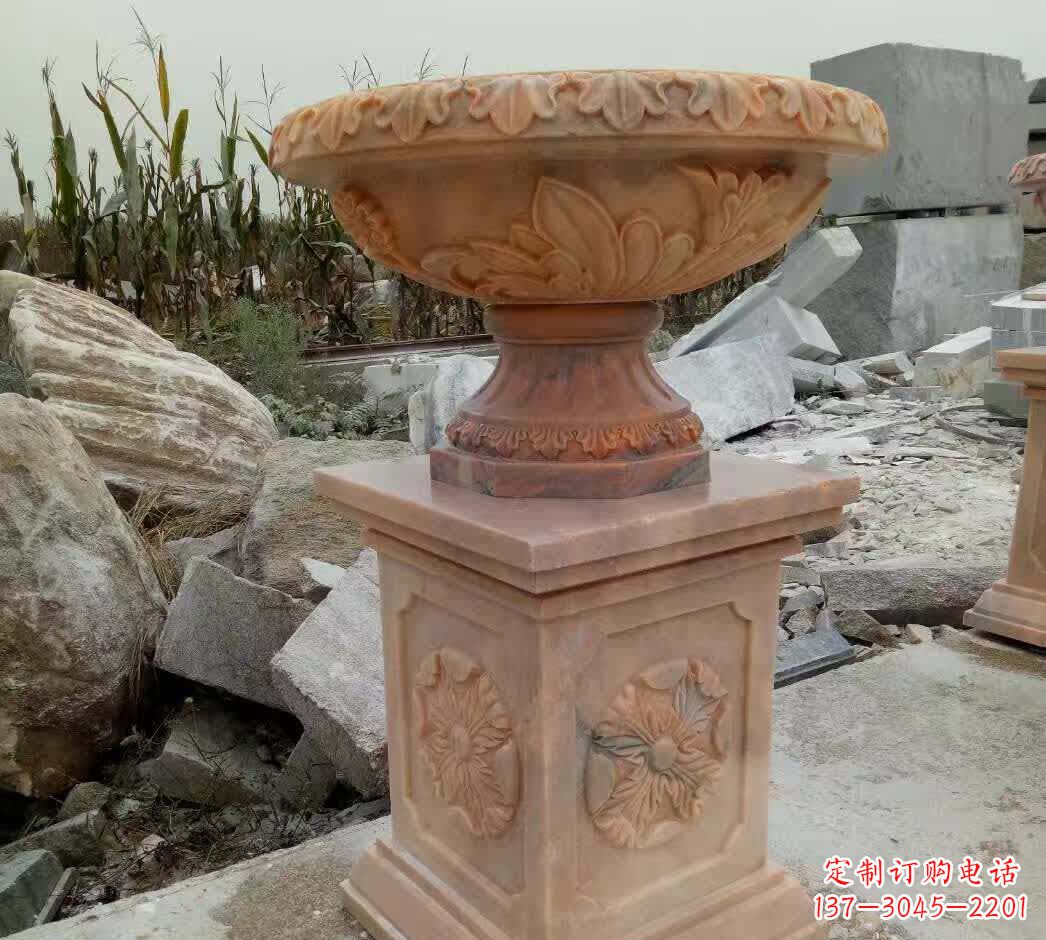 贵州高端花盆雕塑