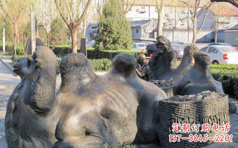 贵州特大型骆驼铜雕