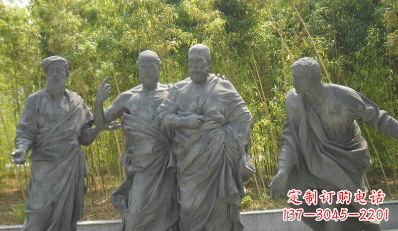 贵州传承经典,深情呈现——铜雕西方名人人物雕塑