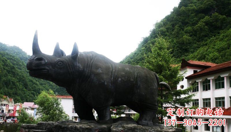 贵州艺术犀牛石雕