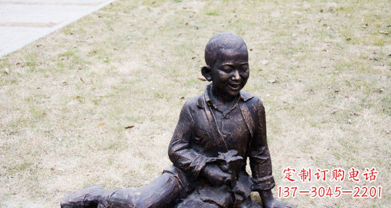 贵州儿童景观铜雕