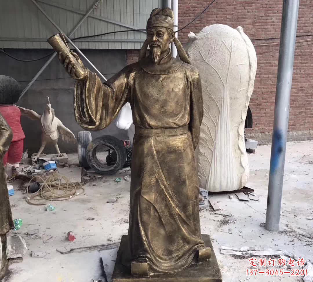贵州龙韵铜雕——歌颂古代大文豪李白
