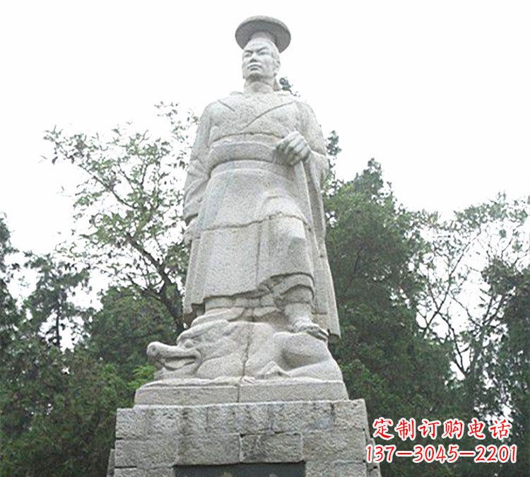 贵州古代名人大禹石雕