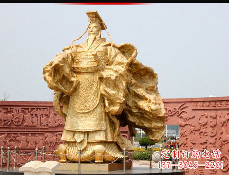 贵州汉武帝铜雕,精致绝伦,彰显大汉尊贵