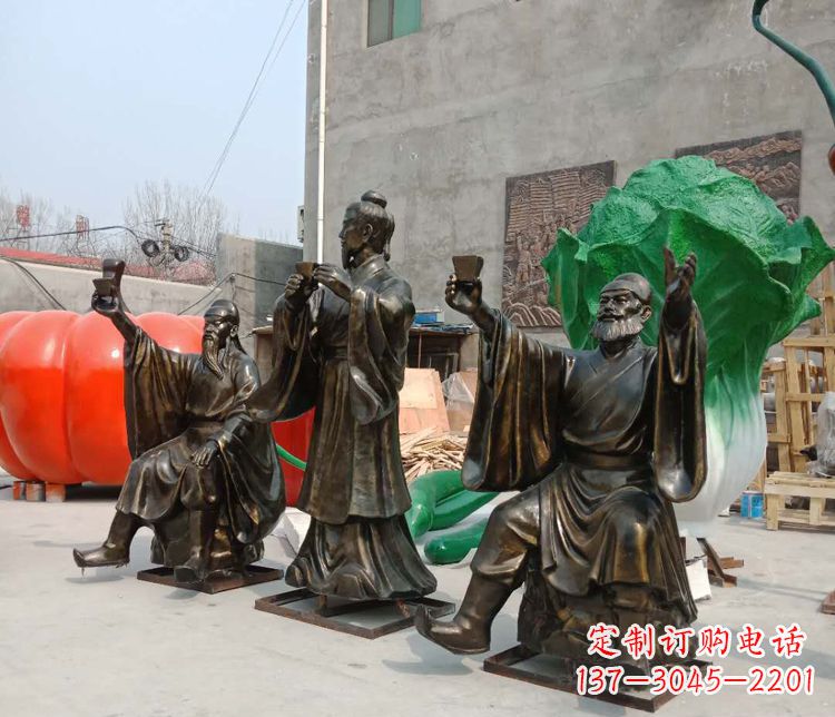 贵州浓缩古代江湖英雄——名人雕塑