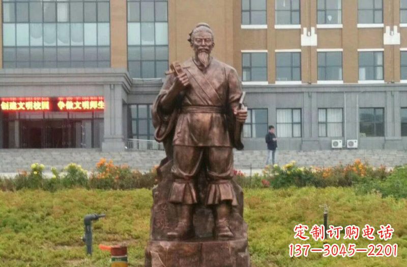 贵州古代名人铜雕鲁班