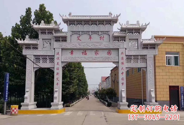 贵州精美古代牌坊雕塑,尽显贵族品质