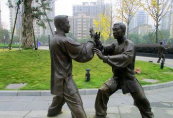 贵州商品名称公园太极拳铜雕