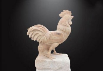 贵州公园动物公鸡石雕