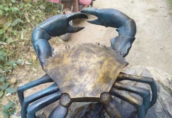 贵州中领雕塑精美绝伦的螃蟹铜雕