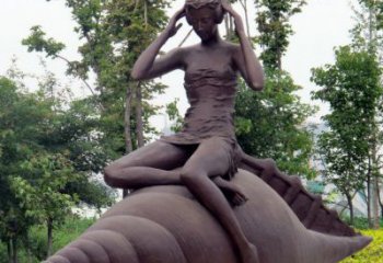 贵州海螺姑娘铜雕——让美丽长存记忆
