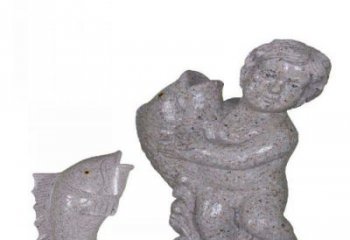 贵州飘洒雕塑——公园景观石雕鱼喷泉