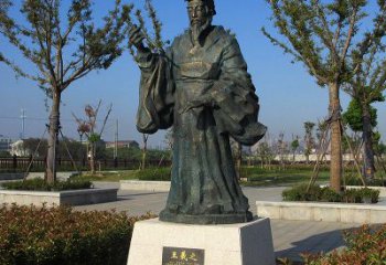 贵州精美大师级铜雕——王羲之雕像