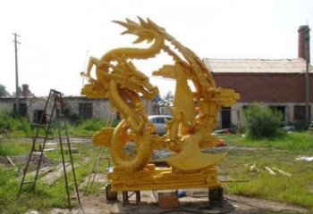 贵州产品名称“象征吉祥，唤醒美好——中领雕塑铜雕龙凤呈祥”