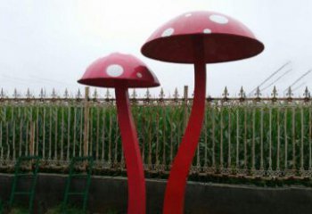 贵州精致蘑菇不锈钢雕塑