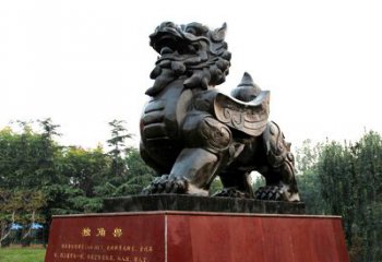 贵州独角兽雕塑，释放公正之美