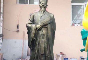 贵州中领雕塑经典传承，诸葛亮铜雕！
