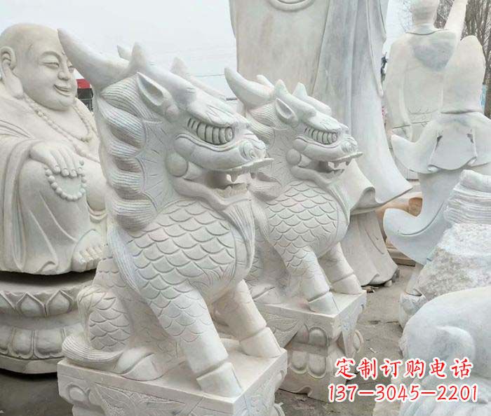 贵州中领雕塑麒麟石雕:传承古典韵味