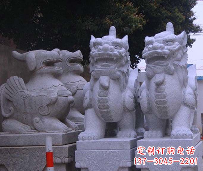 贵州古典独角兽石雕
