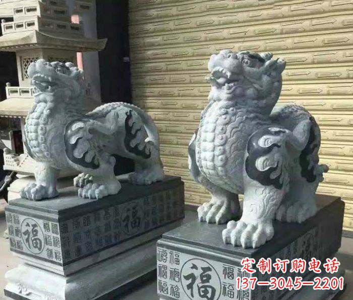 贵州传承经典的古典貔貅石雕