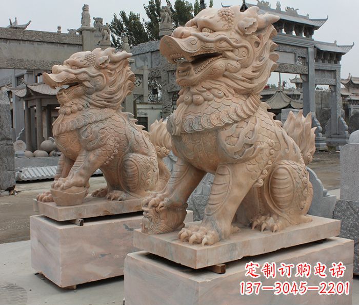 贵州尊贵的古典麒麟雕塑