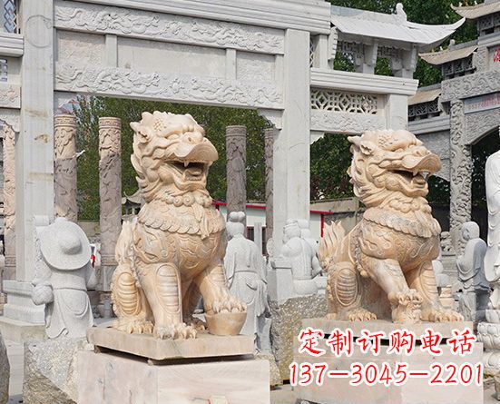 贵州古典神麒麟石雕，传承古老文化