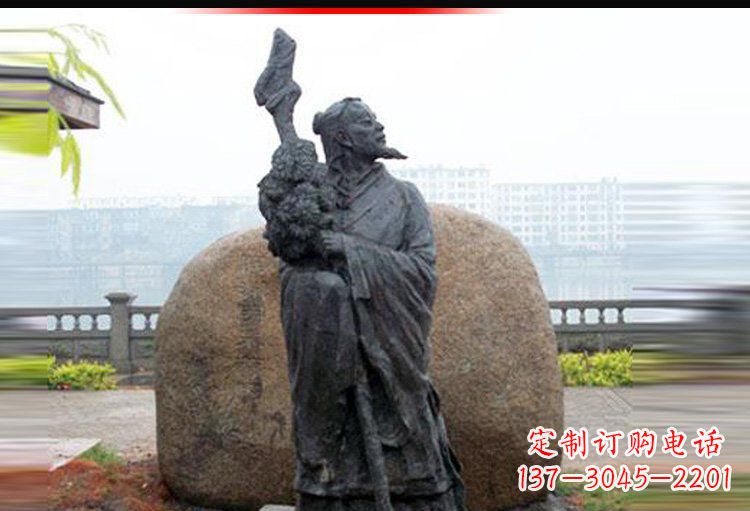 贵州传承古代文化,陶渊明雕塑悠久记忆