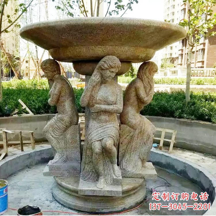 贵州古典石雕喷泉
