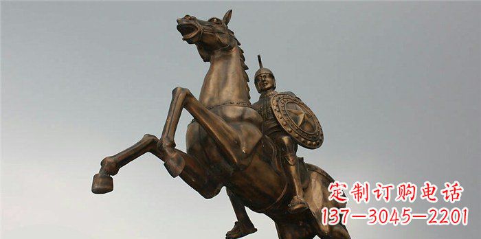 贵州古罗马骑马战士铜雕