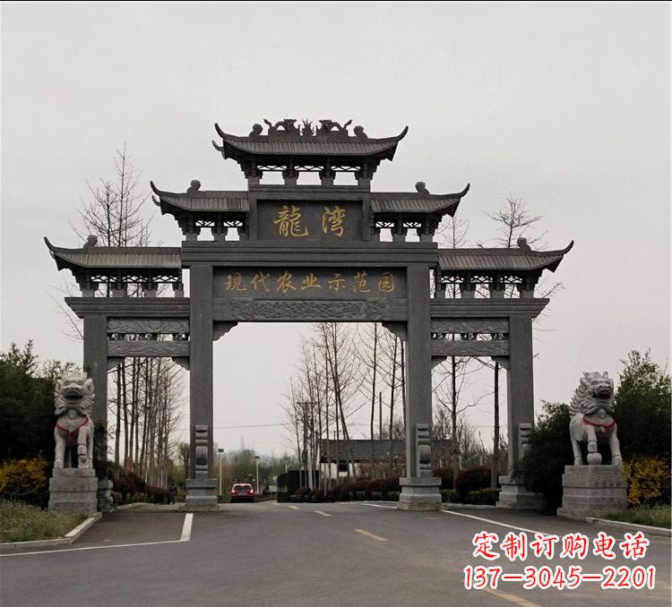 贵州品质精湛的古石牌坊雕塑