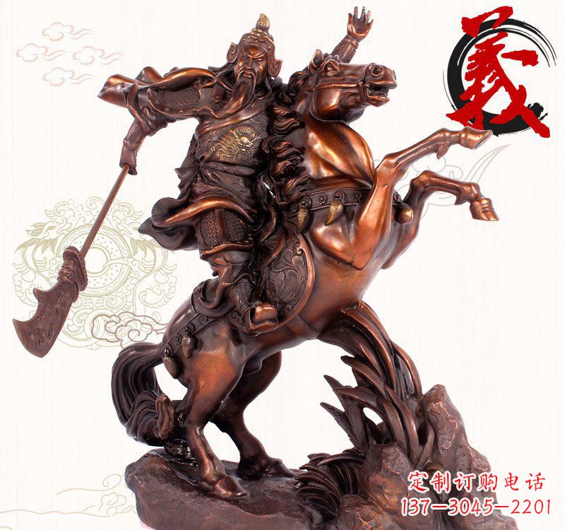 贵州中领雕塑:脱胎于古代传奇的关公铜雕