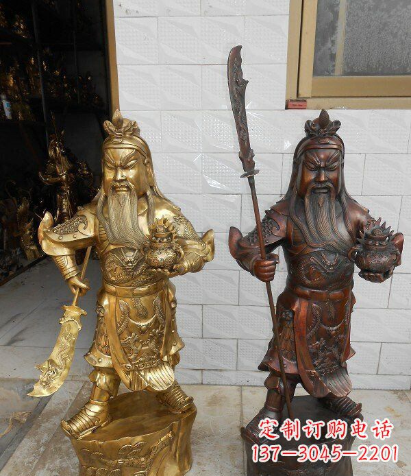 贵州拥有历史韵味的关公武财神铜雕