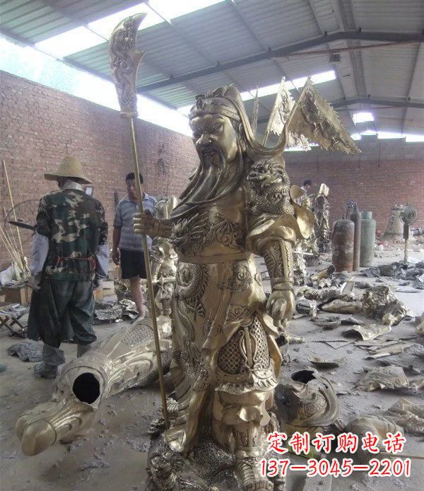 贵州关公铜雕:传承中国传统文化