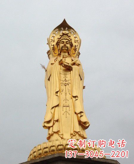 贵州观音铜雕塑-传承千年古风