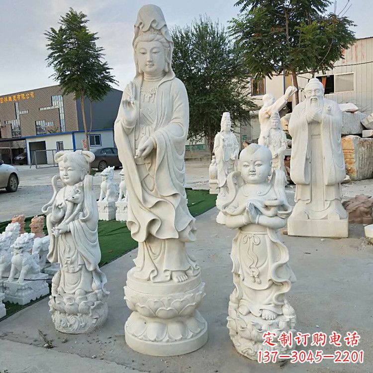 贵州永恒的祝福——观音菩萨送子佛像石雕