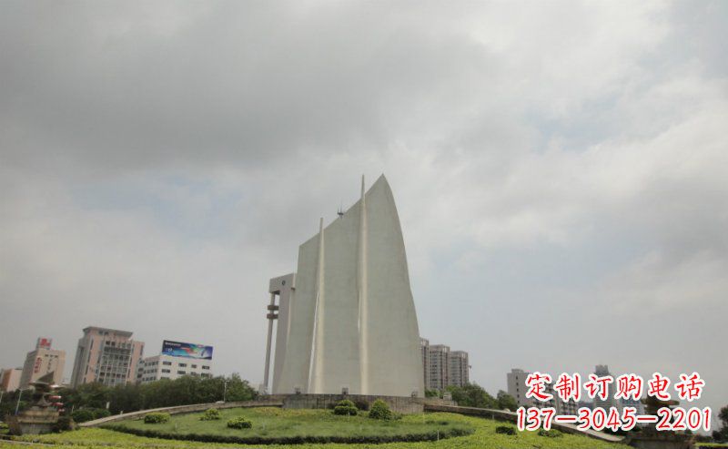 贵州中领雕塑:让你的空间更英伦风——不锈钢抽象船帆雕塑