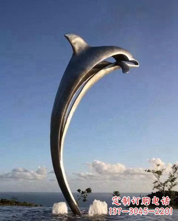 贵州精致雕刻,细腻传递—中领雕塑海豚雕塑