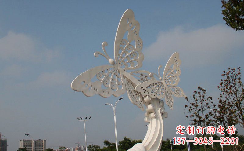 贵州完美的蝴蝶不锈钢雕塑