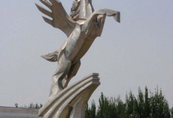 贵州不锈钢飞马——室外城市雕塑的新趋势