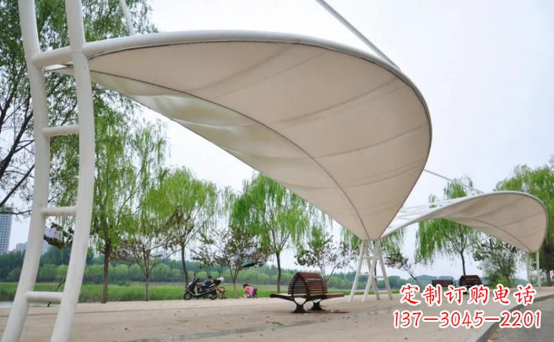 贵州广场不锈钢凉亭雕塑