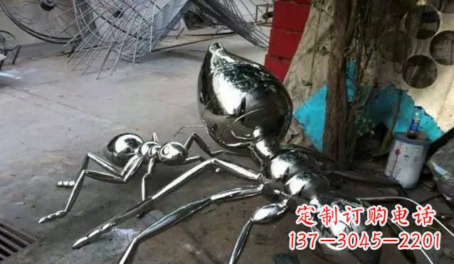 贵州中领雕塑|不锈钢蚂蚁雕塑