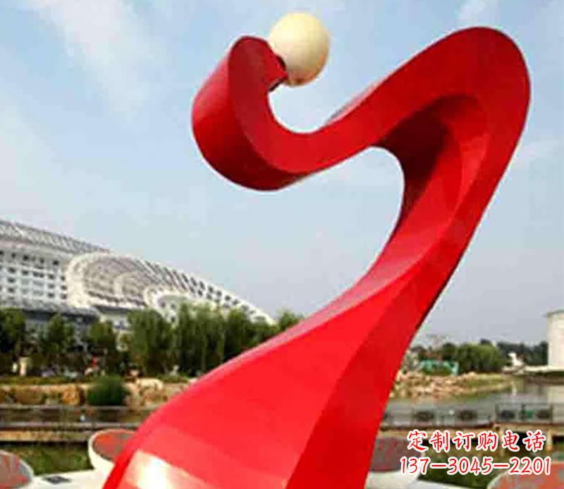 贵州不锈钢飘带景观雕塑,重新定义型格空间