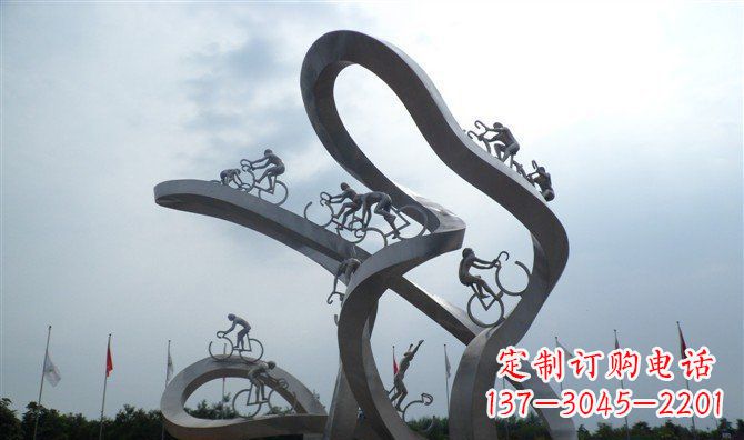 贵州让你个性十足的自行车雕塑
