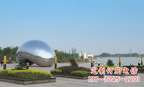 贵州广场不锈钢异形水滴雕塑