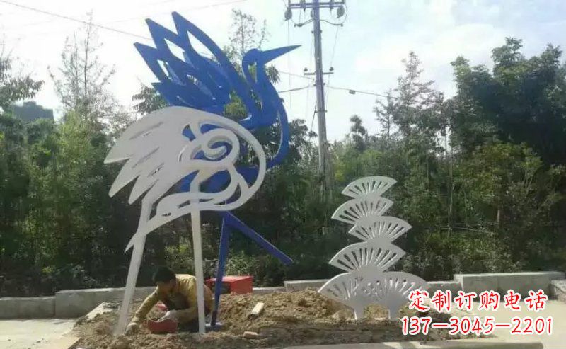 贵州精美天鹅不锈钢雕塑