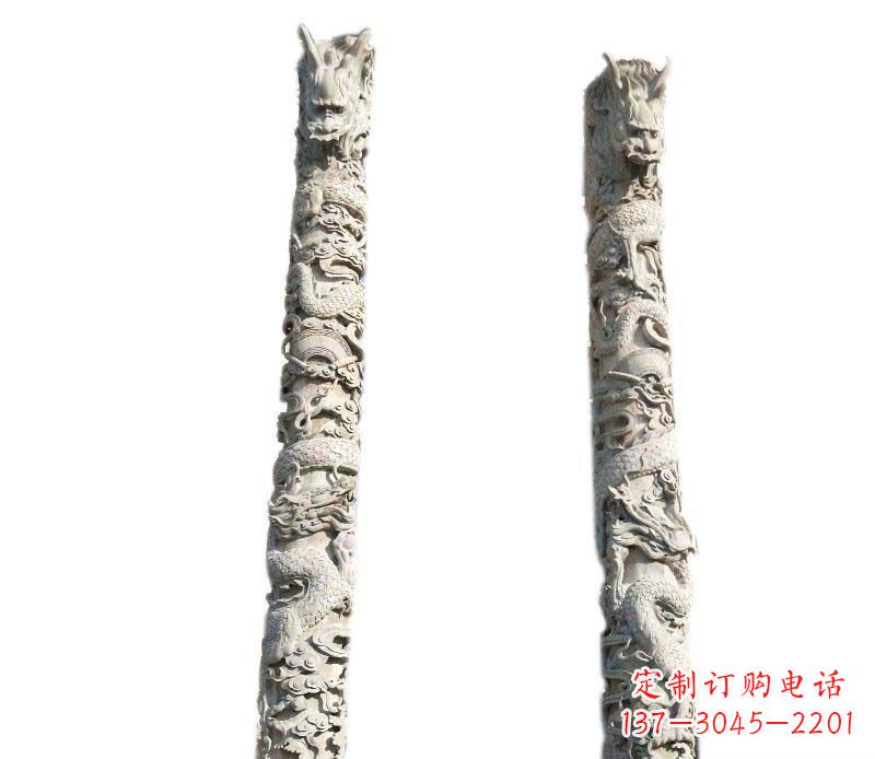 贵州欣赏传统工艺,邀请专业大理石龙柱雕塑
