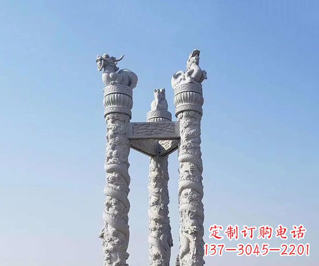 贵州中领雕塑:精致石雕龙柱,展现时尚文化之美