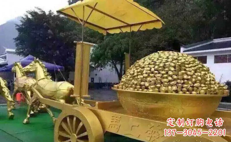 贵州中领雕塑:精美的玻璃钢马雕塑